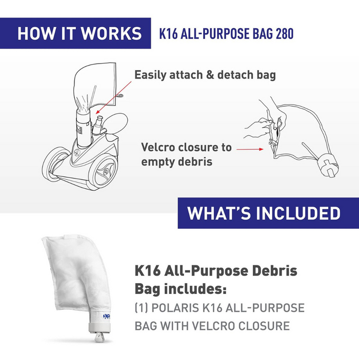 Polaris All-Purpose Debris Bag K16
