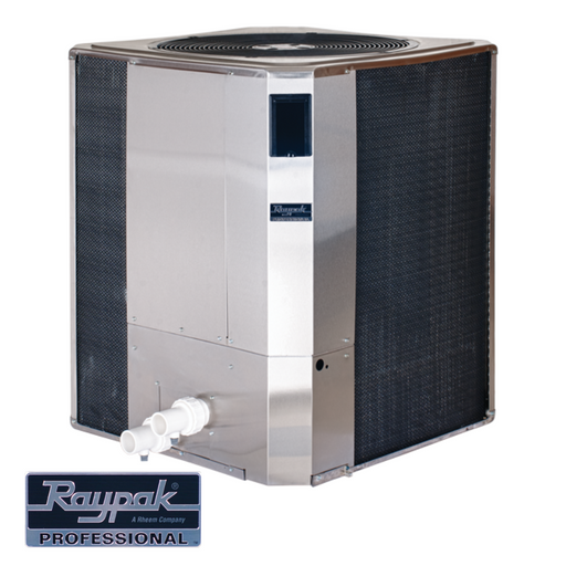 Raypak 140K BTU Heat/Cool Pump, Titanium Heat Exchanger, 24K Gal, 208/230V 1Ph, PS9350ti-E-HC