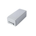 The S.R. Smith 100-2000 Linak Battery for Pool Lifts is a white rectangular plastic enclosure designed to house a rechargeable battery, featuring four circular holes on one end, likely intended for electrical connections.