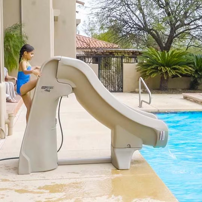 S.R. Smith SlideAway Removable Pool Slide, Gray, 660-209-5820