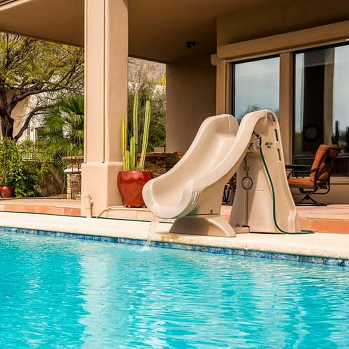S.R. Smith SlideAway Removable Pool Slide, Gray, 660-209-5820