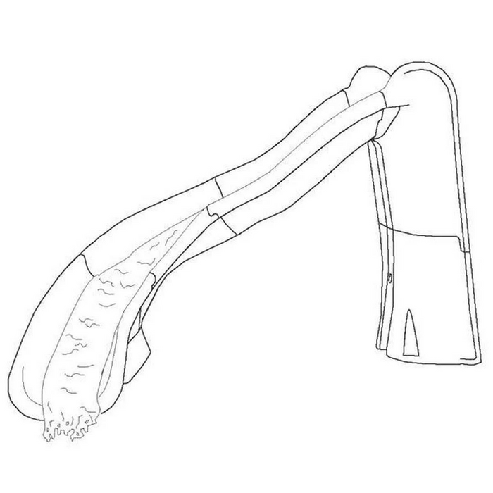 S.R. Smith Turbo Twister Slide, Sandstone, Right Turn, 688-209-58123