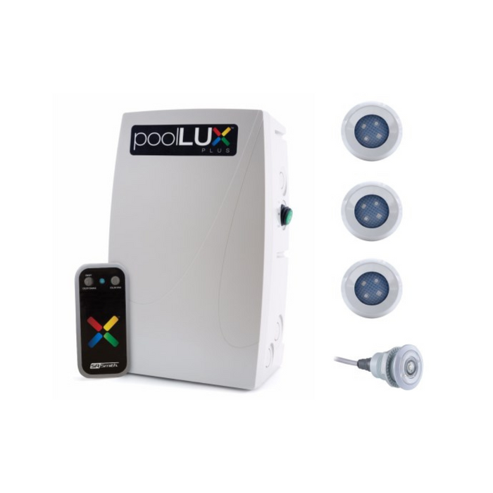 S.R. Smith poolLUX Plus Kit with 3 Treo LED Lights & Remote Control (3TR-PLX-PL60)