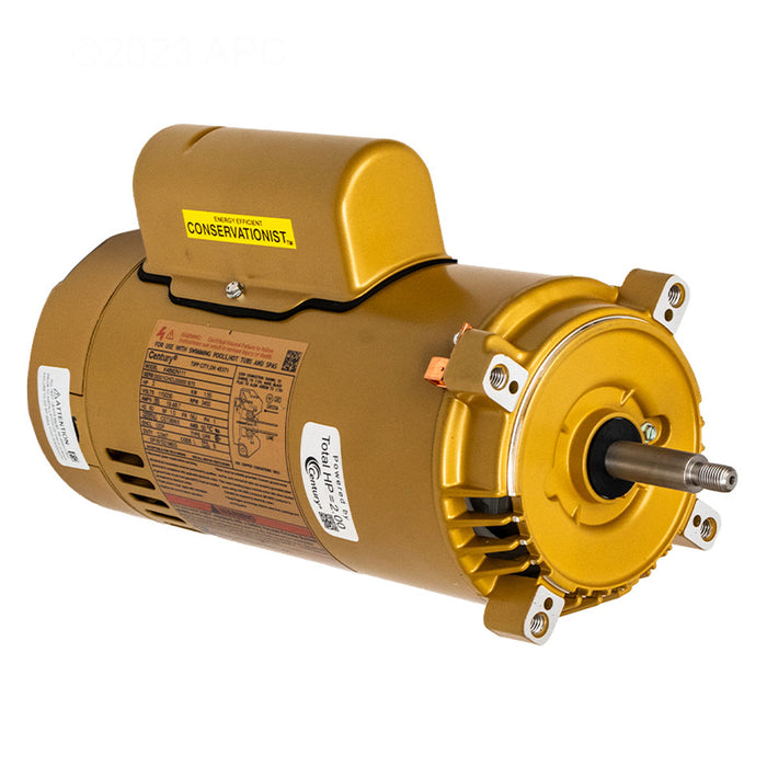 Hayward 2 HP Single Phase Threaded Shaft 115/230V Motor for Max-Flo/Super Pumps (SPX1615Z1M)