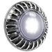The Spa Electrics ATOM EM Niche Style 3" LED Pool Light boasts a hexagonal lens pattern and a sleek, ventilated metallic casing. It employs a high-intensity Ceramic Light Engine, seamlessly blending with Mini Niche-style LED pool lights to deliver both style and functionality.