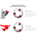 Illustration showcasing multiple installation options for the Spa Electrics RETRO R10 Universal 10" Retro-Fit Pool Lights with Quick Connect Plug and CAM-LOCK methods.