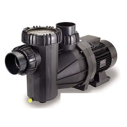 The Speck 5HP 95-IX Single Speed Pump is a black industrial-grade pump featuring a cylindrical body with multiple pipes, engineered for high-performance applications. This energy-efficient powerhouse ensures robust operation while minimizing energy consumption, aligning perfectly with its reputation as an exceptional performer in demanding environments.