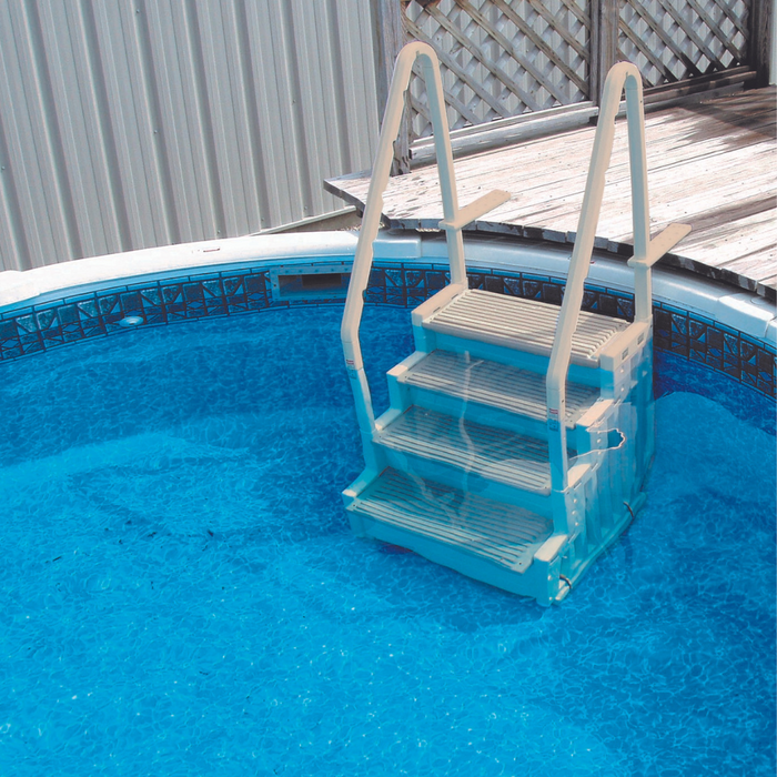 Confer STEP-1X Above Ground Pool Steps Gray STEP1X