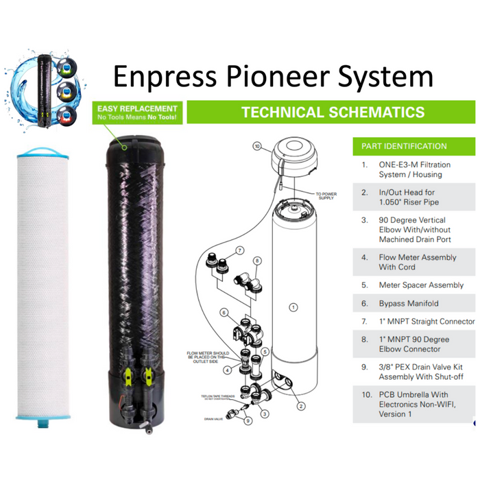 Enpress Pioneer Whole House Lead Reduction System, No Cartridge Included