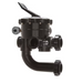 The Hayward SP0715X62 Vari-Flo Side Mount Multiport Valve, featuring 2" ports, a pressure gauge, and a top handle, is ideal for sand filters and water systems.