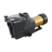 The Hayward W3SP2610X15XE Super Pump XE 1.65HP Multi-Speed by Hayward features a black and yellow design, a transparent lid, dual-voltage capability, and various attachments, ensuring industry-leading efficiency.