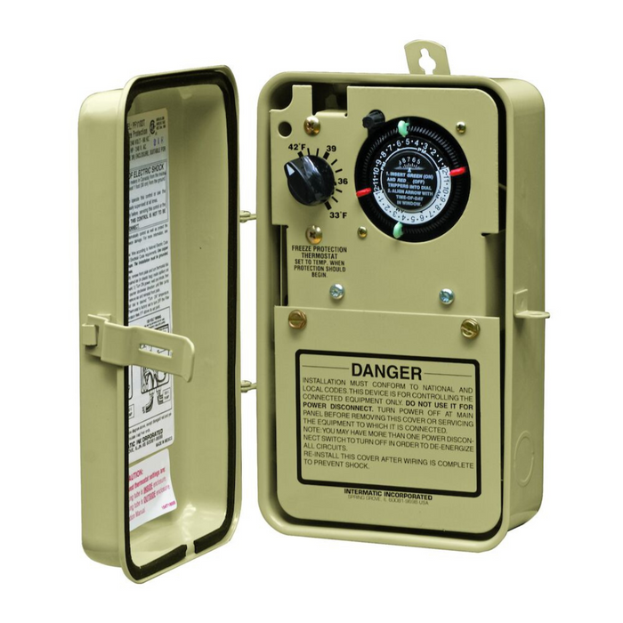 Intermatic PF1103T Freeze Protection Timer with Thermostat 120/240V