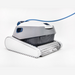 The Pentair 360322 Prowler 920 Inground Robotic Pool Cleaner by Pentair Pool, featuring a white and gray design with tank-like treads, offers high-speed scrubbing on a white background.