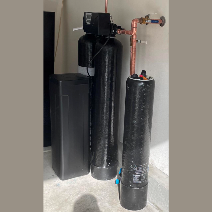 Pentair 9100TS Enpress Pioneer Twin Softener & Whole Home Water Filter System