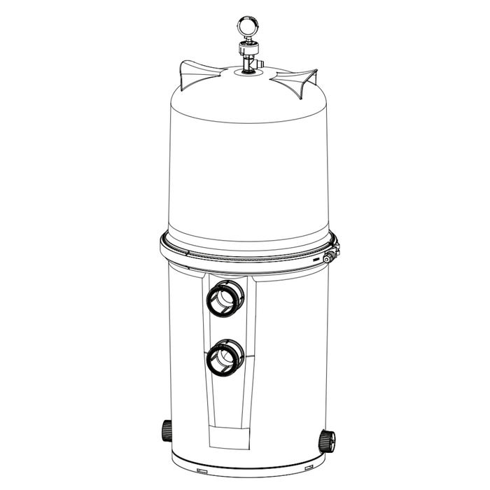 Pentair FullFloXF C620 620 Sq Ft Multi Cartridge Filter (160448)
