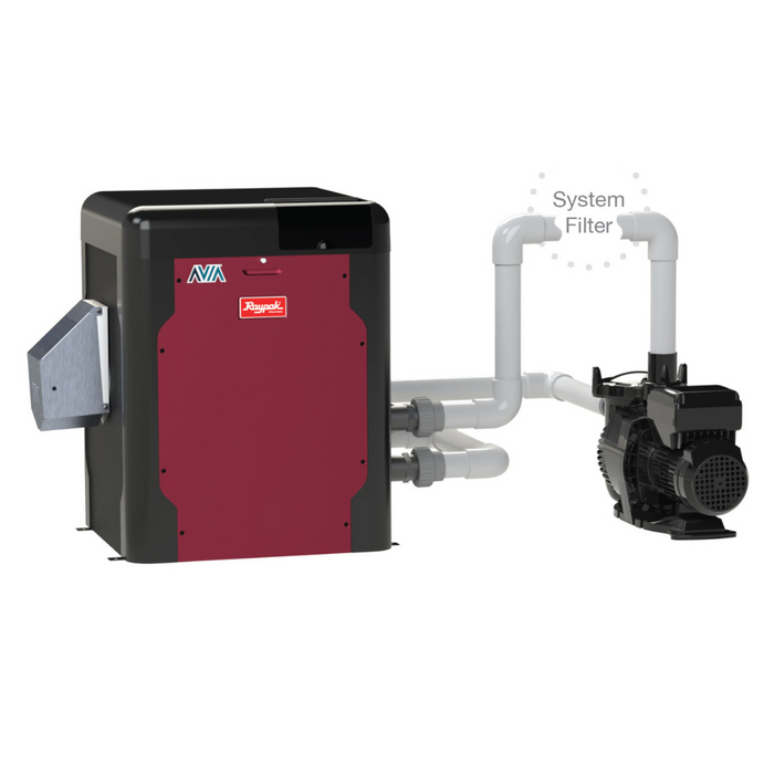 Raypak AVIA 399K BTU Propane Heater with Wi-Fi (018039 P-R404A-EP-C)