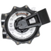 Top view of a Hayward SP071621 Multiport Vari-Flo Control 2" FIP Valve Top Mount for Sand Filters with a handle, showing various settings for pool filtration and maintenance.