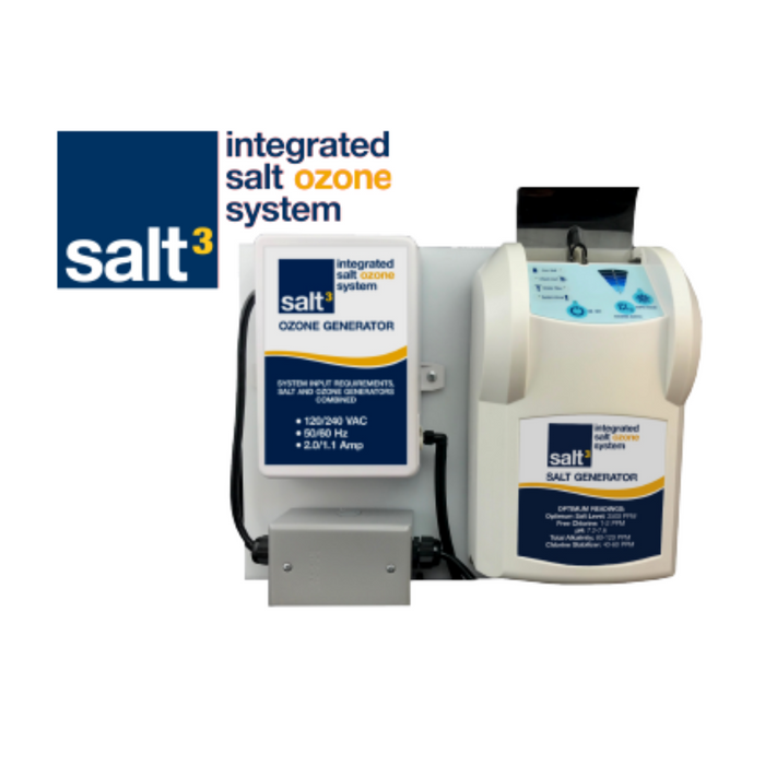 Genuine Solaxx Salt3 Integrated Salt Ozone Chlorinator System 30K gal