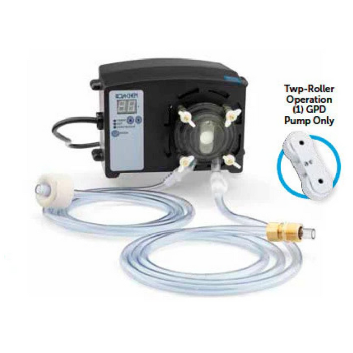 Rola-Chem 543807 Black Pro 300 Peristaltic Pump with Cord .9 GPD 120V