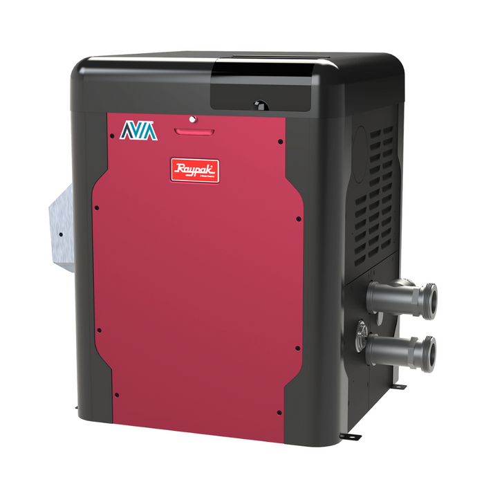 Raypak AVIA 399K BTU Natural Gas Heater – Low NOx, Wi-Fi Enabled (018033 P-R404A-EN-C)