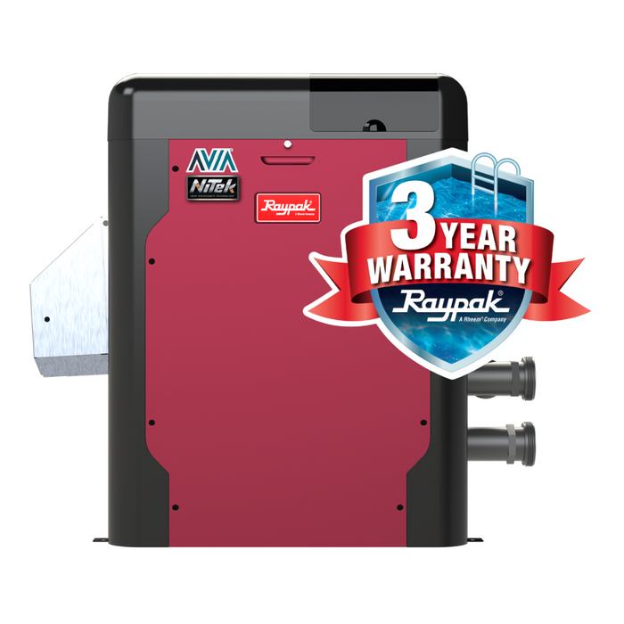 Raypak AVIA HD 264K BTU Propane Heater NiTek with Wi-Fi (P-R264A-EP-N, 018050)