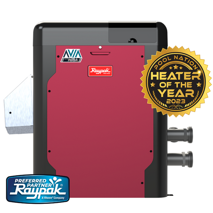Raypak AVIA HD 264K BTU Natural Gas Heater NiTek with Wi-Fi (P-R264A-EN-N, 018044)
