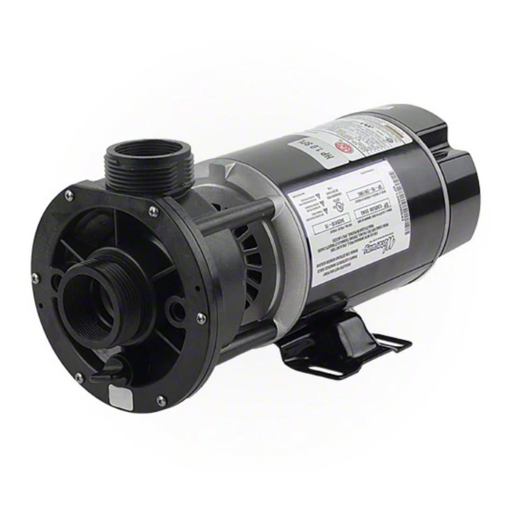 Waterway 3410410-15 1.0 HP Spa Pump 1 Speed 48Y 115V Center Discharge