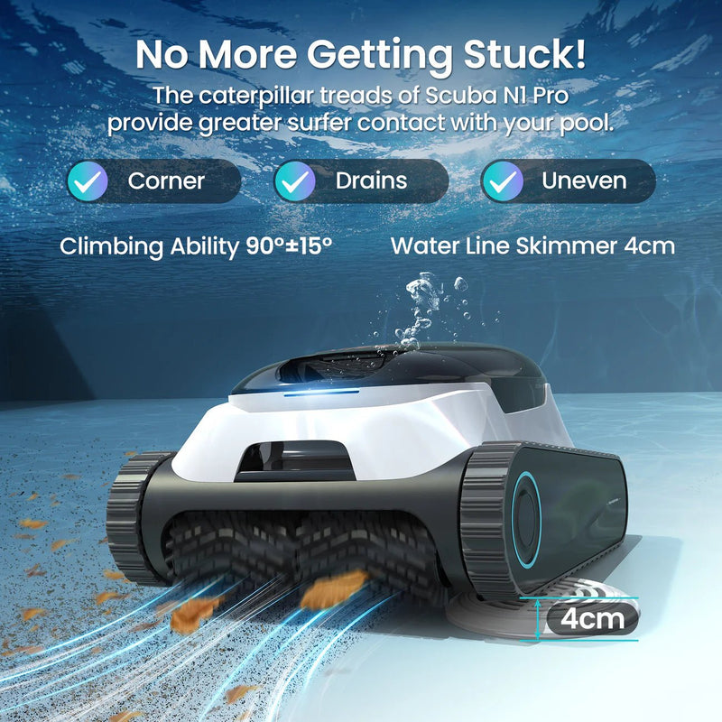 Aiper Scuba P1 Cordless Robotic Pool Cleaner E1P - US, 3960 GPH (Scuba N1 Plus) – Vita Pool Supply