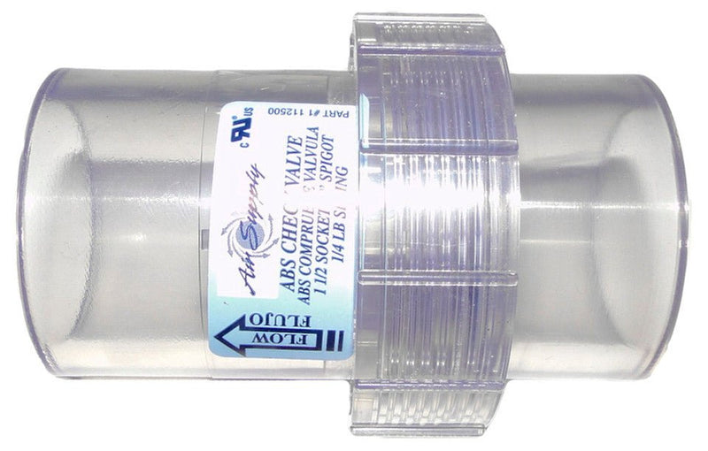 Air Supply 1.5" ID 2" OD 2" Spring Clear Blower Check Valve (112500) – Vita Pool Supply