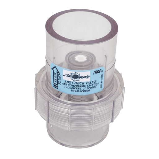 Air Supply 1.5" ID 2" OD 2" Spring Clear Blower Check Valve (112500) – Vita Pool Supply
