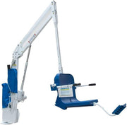 Aqua Creek 375 lbs Capacity Scout Excel White Pool Lift with Blue Seat without Anchor, F - SCTXL – Vita Pool Supply