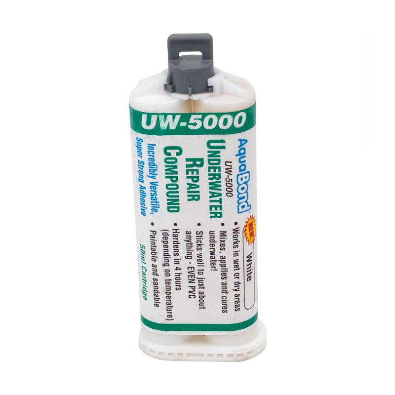 AquaBond UW - 5000 Underwater Repair Compound, 50 mL – White – Vita Pool Supply