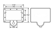 Aquador 1020 Doughboy Above Ground Pool Skimmer Cover Lid – Vita Pool Supply