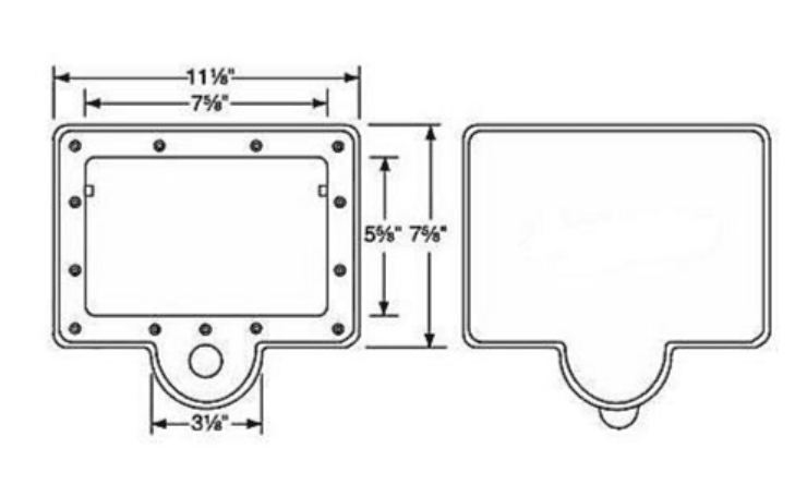 Aquador 1020 Doughboy Above Ground Pool Skimmer Cover Lid – Vita Pool Supply