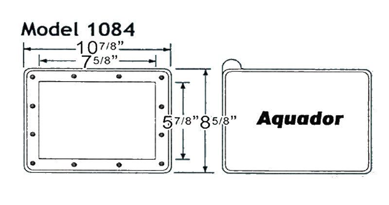Aquador 1084 Hayward SP1084 Winter In Ground Skimmer Cover Plate Lid – Vita Pool Supply