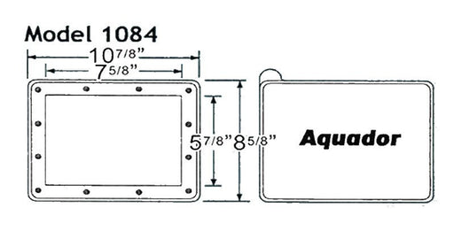 Aquador 1084 Hayward SP1084 Winter In Ground Skimmer Cover Plate Lid – Vita Pool Supply
