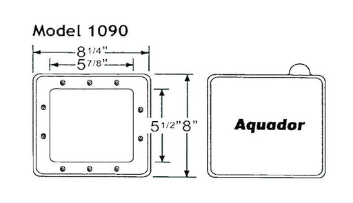Aquador 1090 Winter Skimmer Plate Standard Skimmer Kit – Vita Pool Supply
