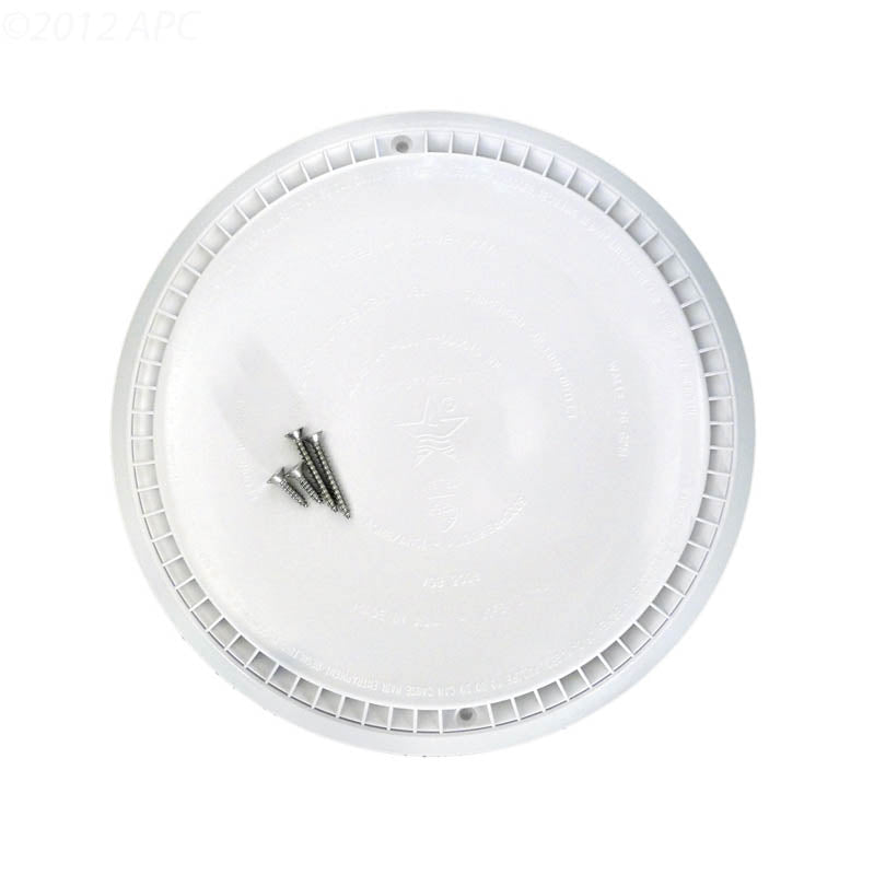 AquaStar 10AVR101 10" Round Anti - Entrapment Suction Outlet Cover, Solid Riser Ring and Mud Frame, White – Vita Pool Supply