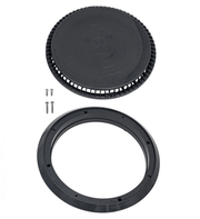 Aquastar 10AVR105 10" Dark Gray Round Anti - Entrapment Suction Outlet Cover – Vita Pool Supply
