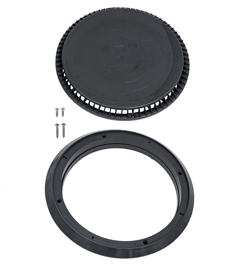 Aquastar 10AVR105 10" Dark Gray Round Anti - Entrapment Suction Outlet Cover – Vita Pool Supply