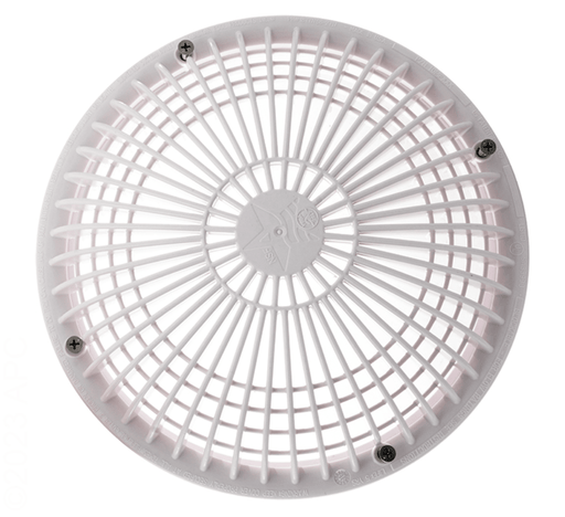 Aquastar 10MF101 10" White Moflow Round Suction Outlet Cover & Mud Frame – Vita Pool Supply