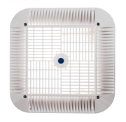 Aquastar 1824101 24" Square Frame w/ Two 9"x18" Covers, White – Vita Pool Supply