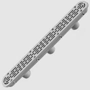AquaStar 32" White Channel Drain Flat Grate Suction Outlet without Frame, 32CDFLNFK101 – Vita Pool Supply