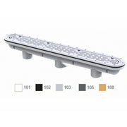 AquaStar 32CDFLFR105 32" Channel Drain w/ Flat Cover, Dark Gray – Vita Pool Supply