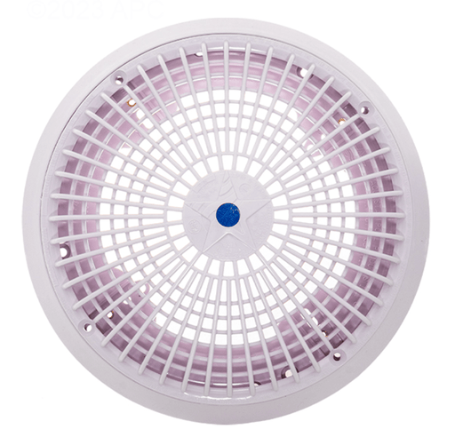 AquaStar A10RCFR101 10" Round Star Sumpless Suction Outlet Cover with Universal Adapter, White – Vita Pool Supply