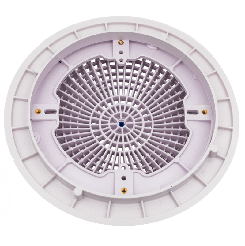 AquaStar A10RCFR101 10" Round Star Sumpless Suction Outlet Cover with Universal Adapter, White – Vita Pool Supply