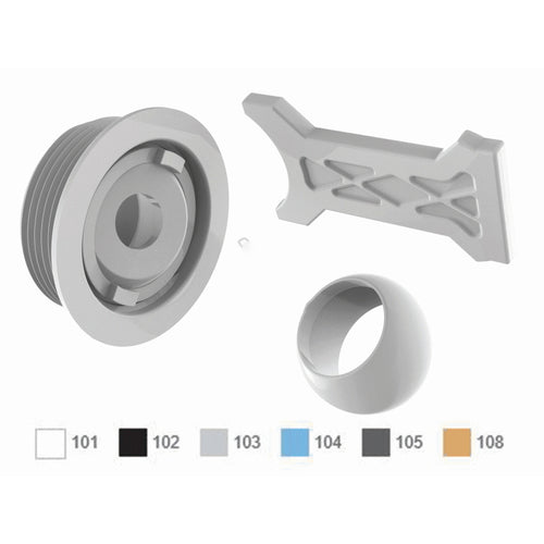 AquaStar JO103 Flush Retrofit Eyeball, Light Gray – Vita Pool Supply