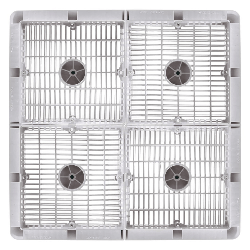 AquaStar WAV18WR101 18" Mud Frame with UV - Resistant Cover, White – Vita Pool Supply