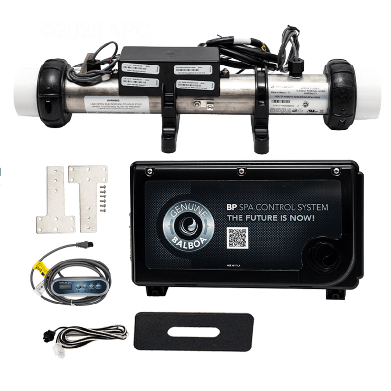 Water Pro BP100 Retro-Fit Spa Control 4.0kW Remote Heater TP200 Panel 50-BP1-200-40-R Balboa
