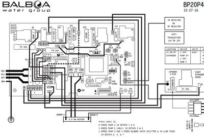 Balboa BP20P4 Circuit Board 33 - 56699 - K – Vita Pool Supply